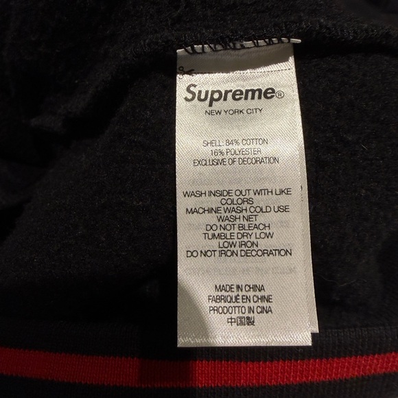 Supreme Milano Black Zip-Up Sweater - Picture 9 of 9